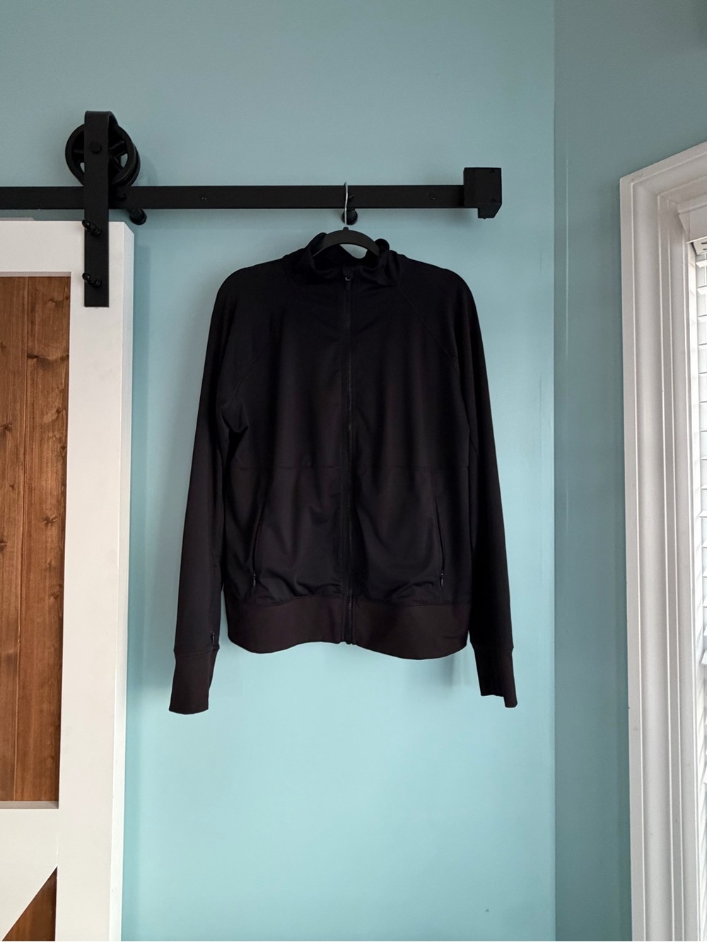 Fila Sport Women’s XL Black Full Zip Athletic Jacket Thumbholes